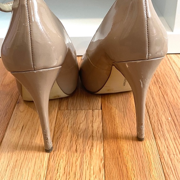 INC International Concept Nude Open Toe heels - Picture 5 of 7